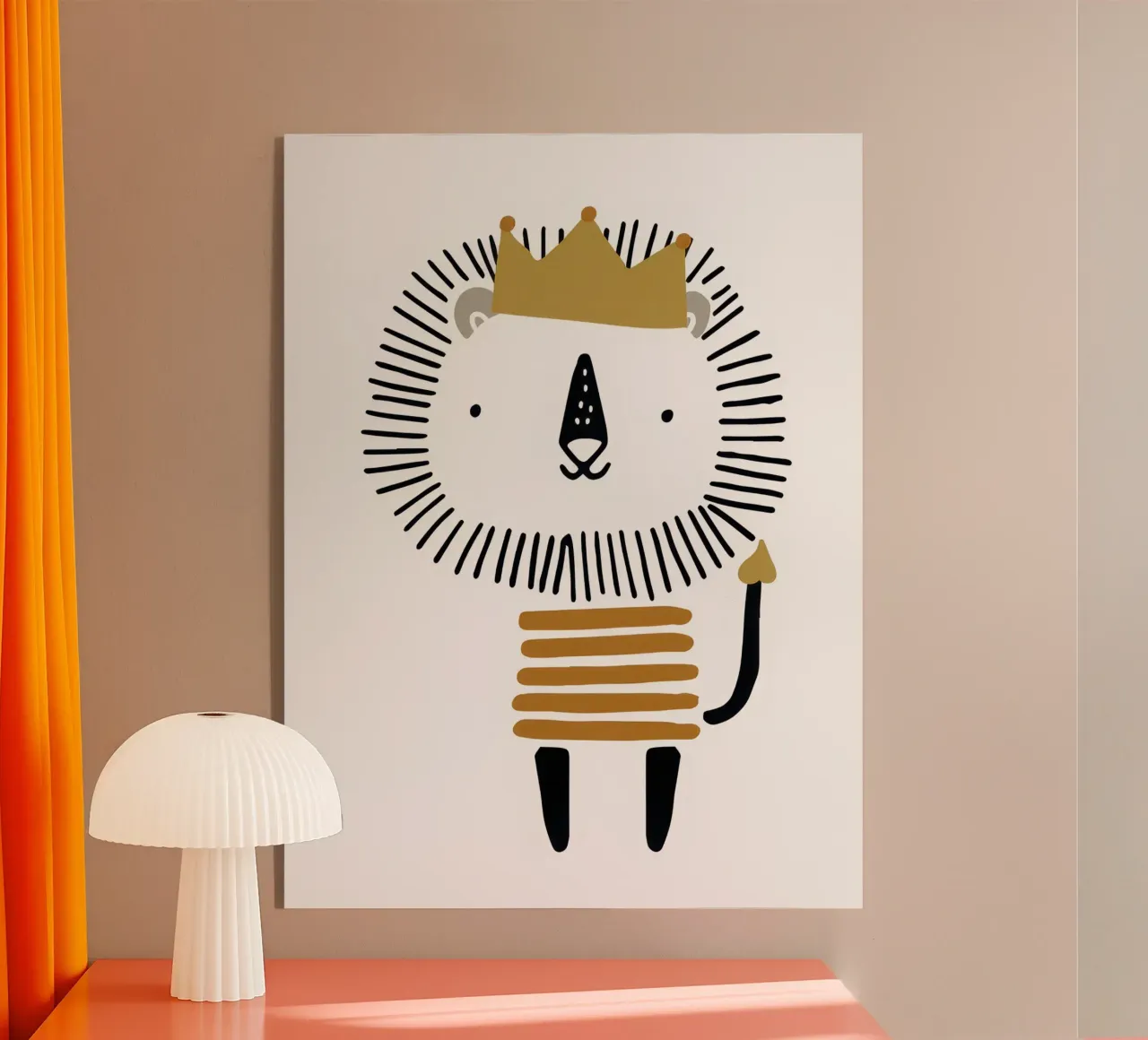 Ragazzo Leone plexiglass da Panait Ivascu