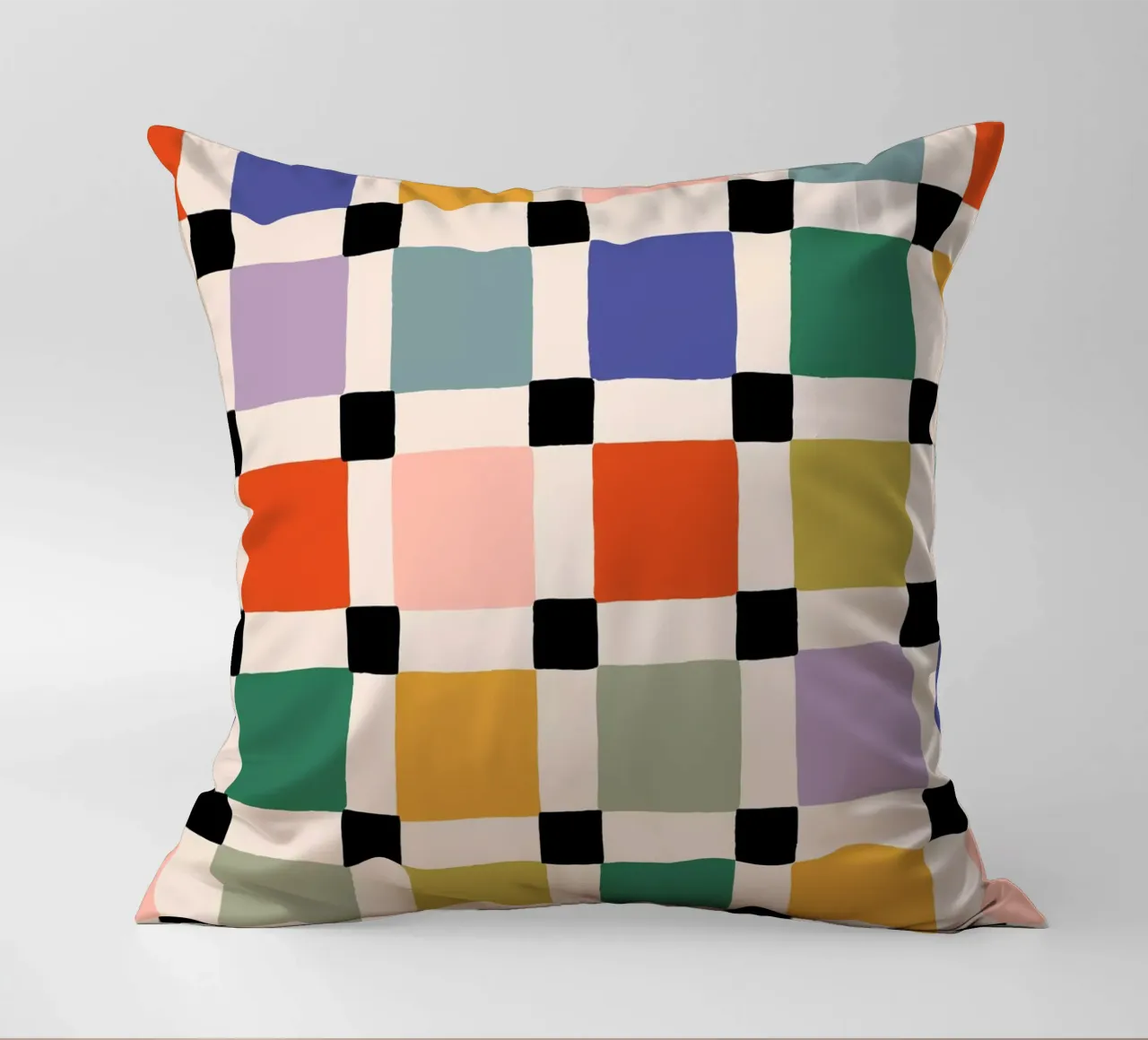 Àlex Roda - Happy Checker cuscino da The Artcircle