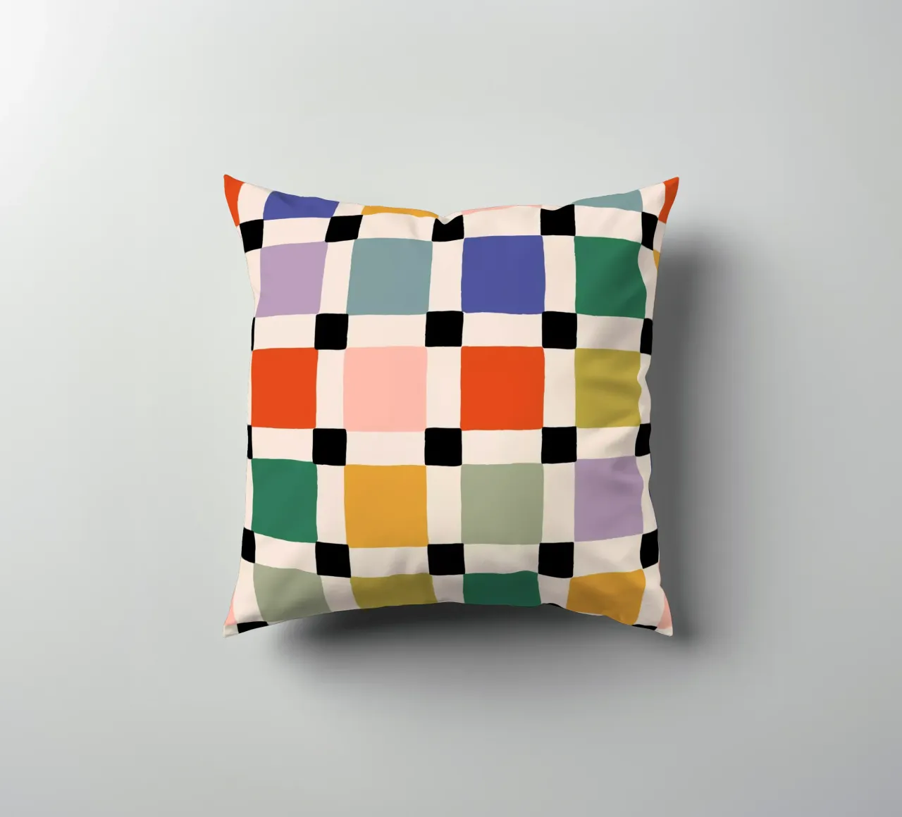 Àlex Roda - Happy Checker cuscino da The Artcircle