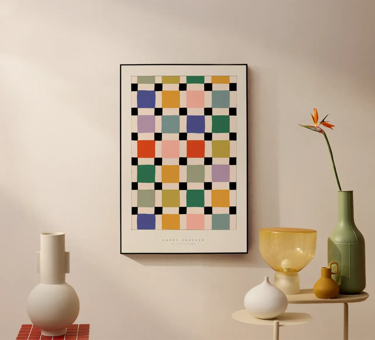 Àlex Roda - Happy Checker plexiglass da The Artcircle