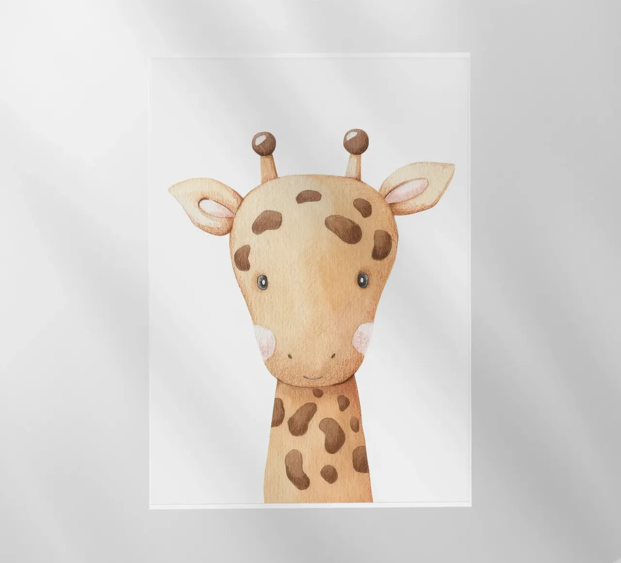 Funny Giraffe pellicola backlit da Panait Ivascu