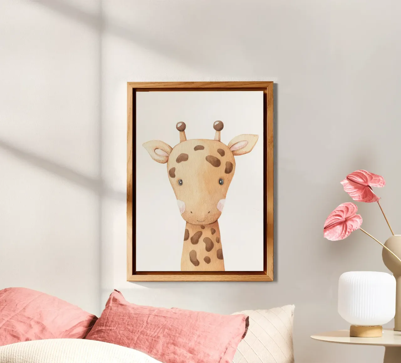 Funny Giraffe alluminio dibond da Panait Ivascu