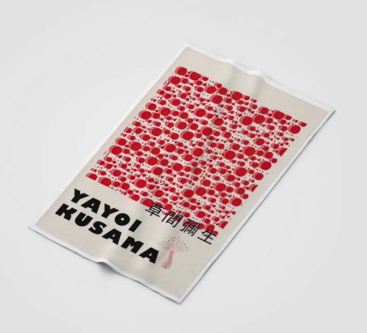 Rosso bolla coperta in pile da Test Store