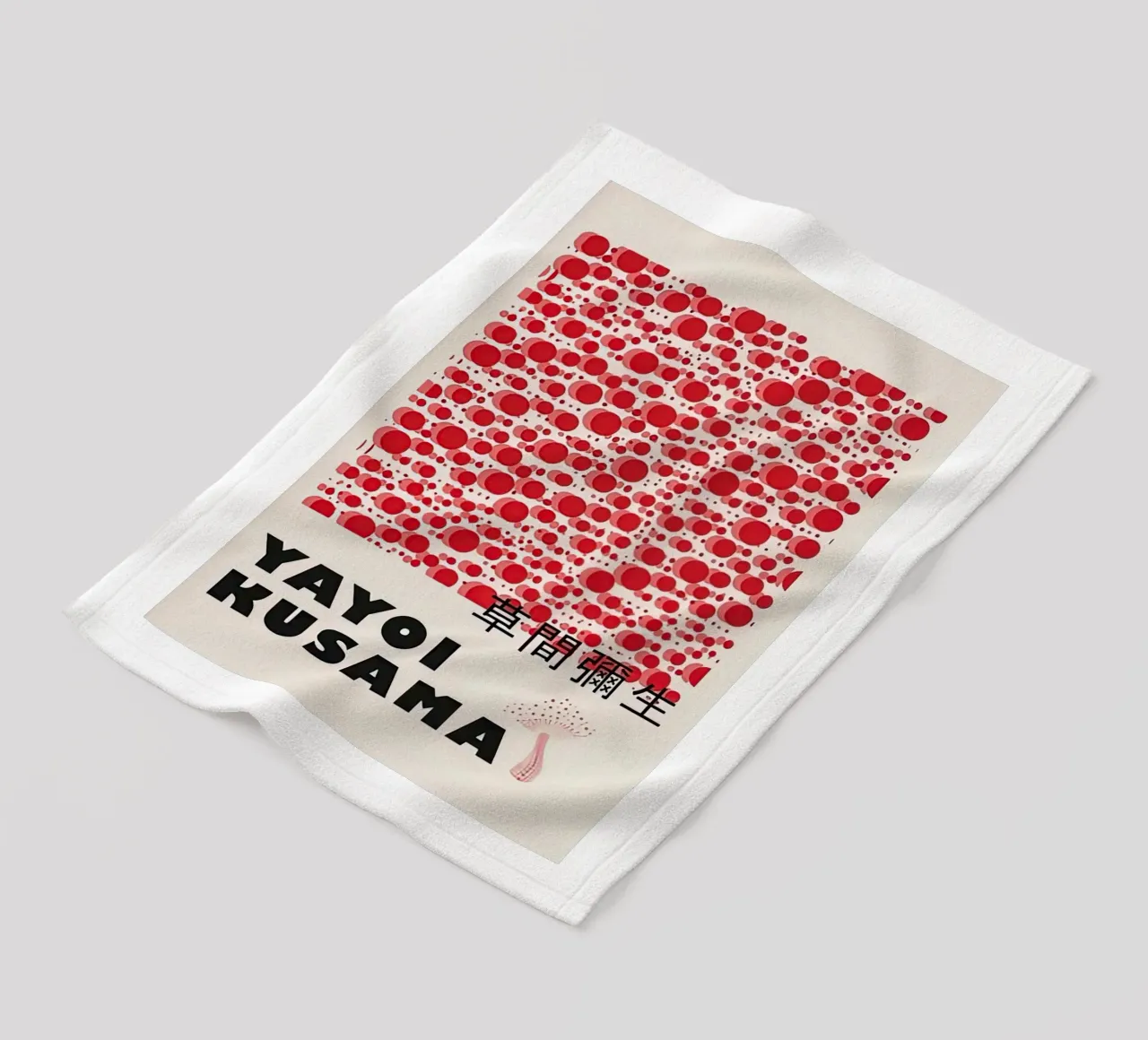 Rosso bolla coperta in pile da Test Store