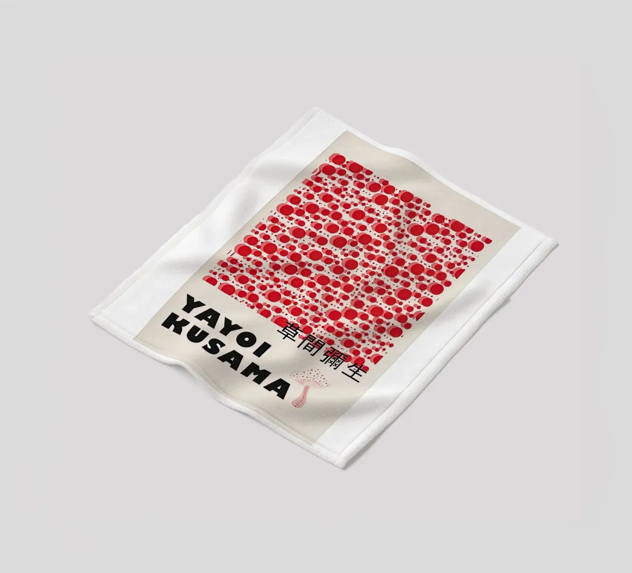 Rosso bolla coperta in pile da Test Store