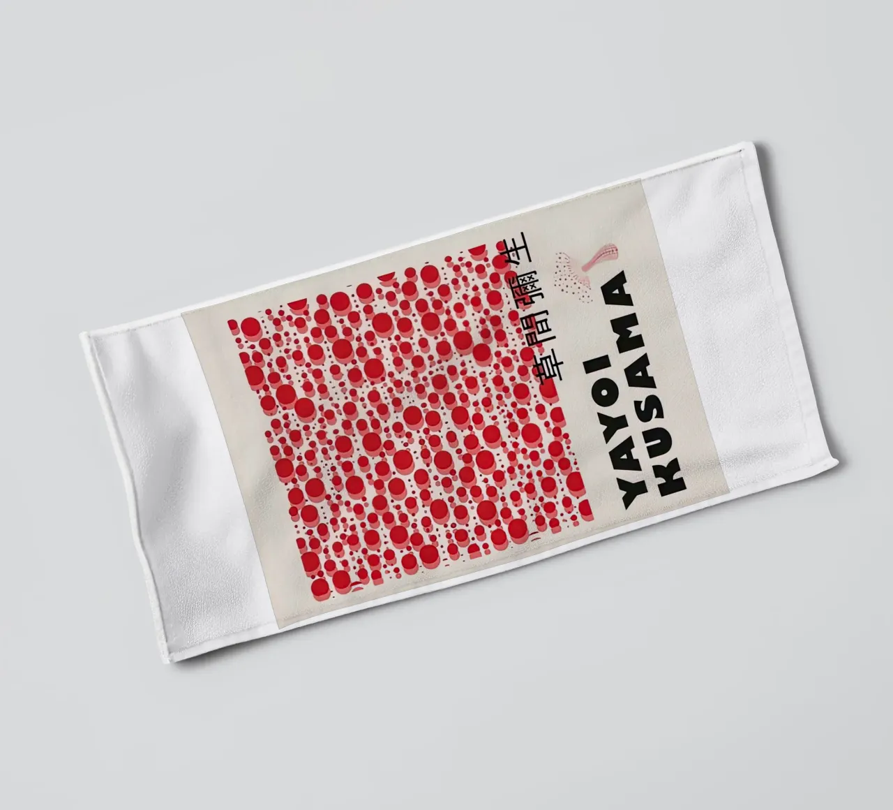 Rosso bolla asciugamano da bagno da Test Store