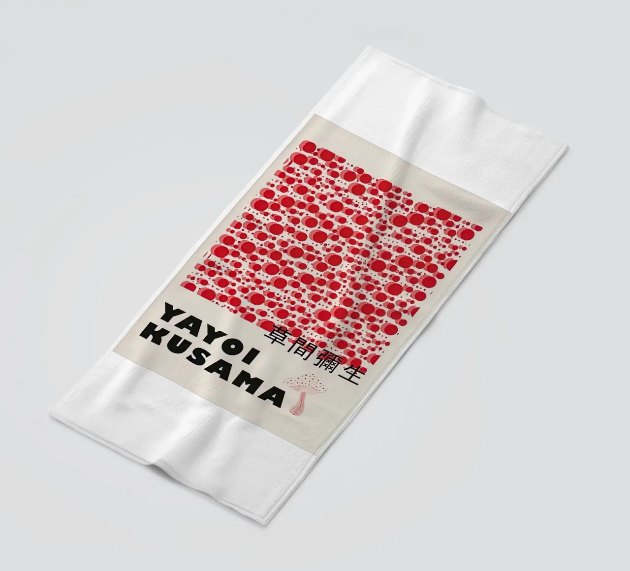 Rosso bolla telo mare da Test Store