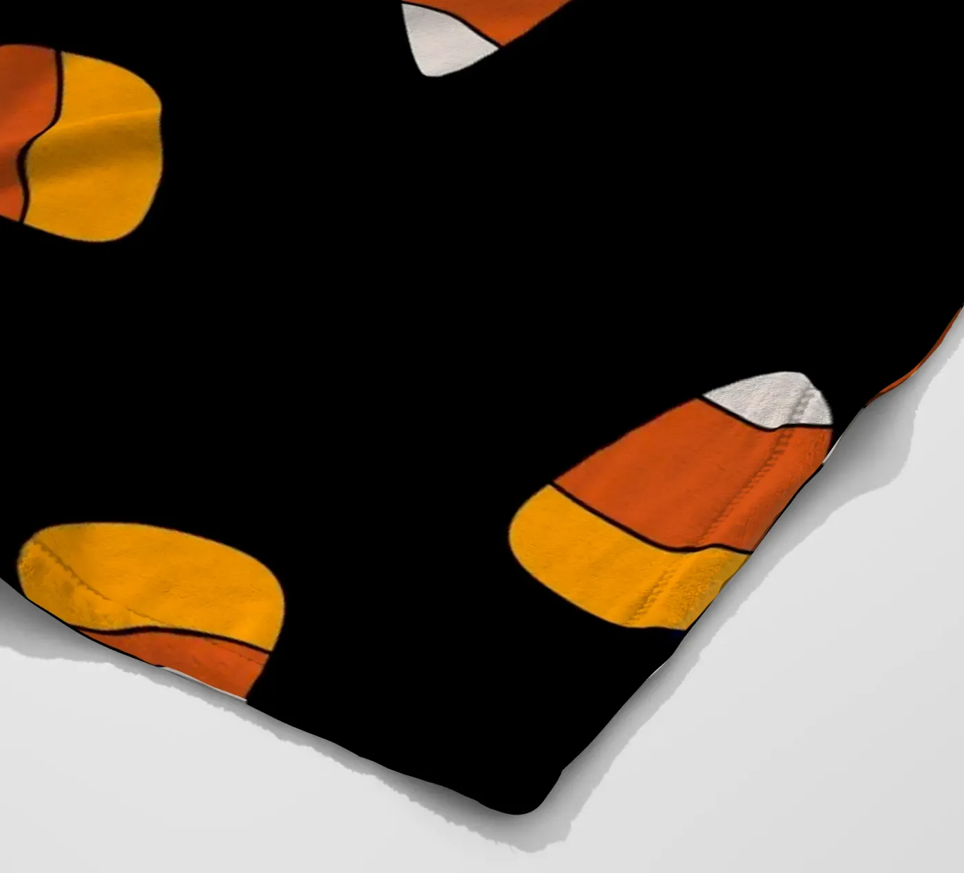 Candy corn pattern Halloween fleecedeken van TijanaArtStudio88