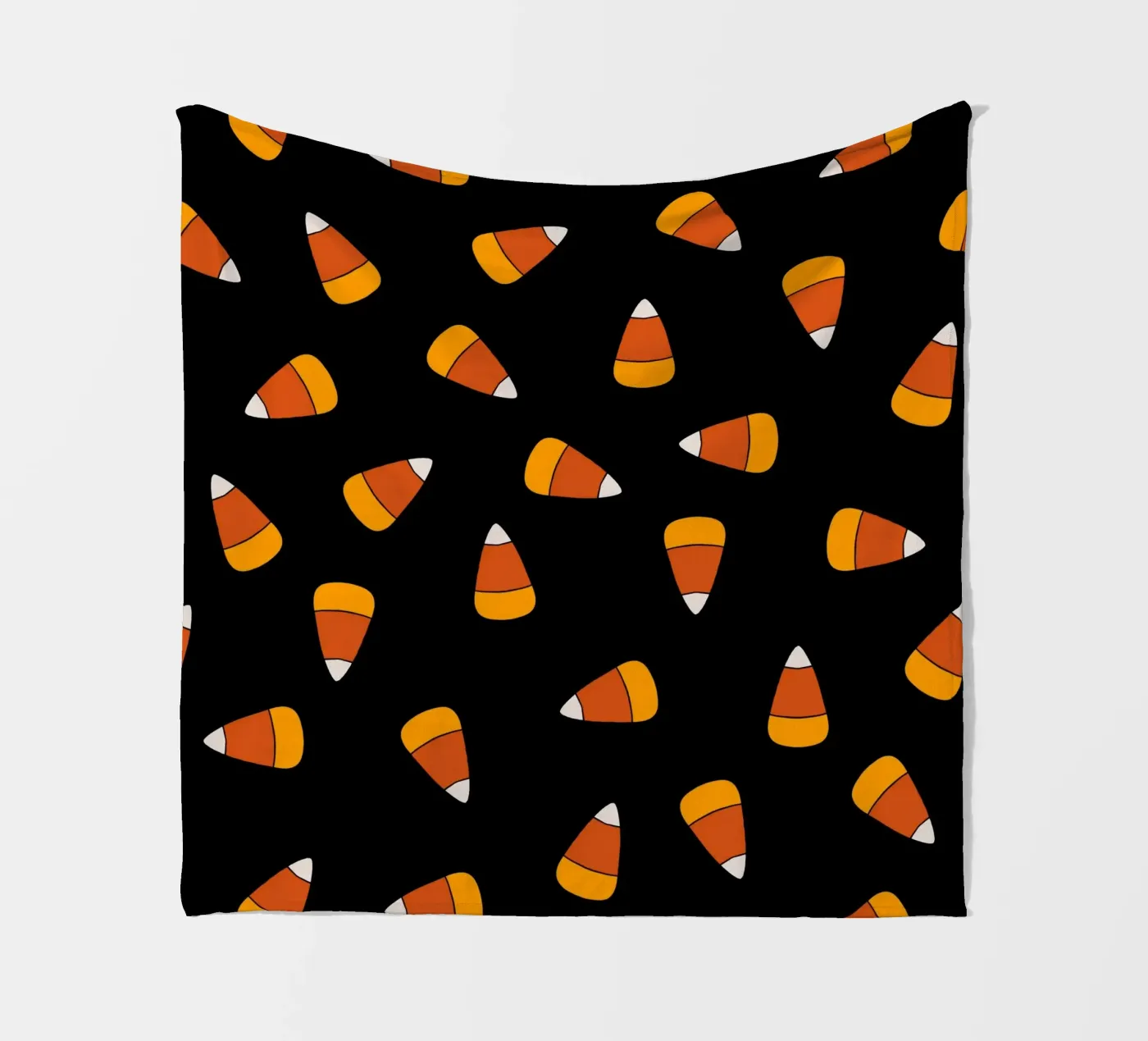 Candy corn pattern Halloween fleecedeken van TijanaArtStudio88