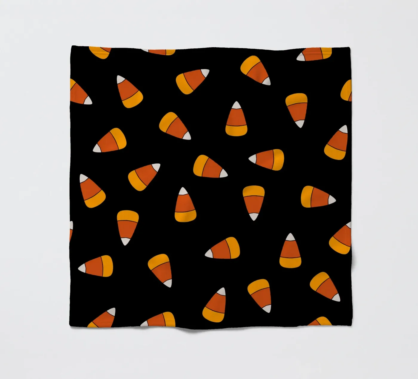 Candy corn pattern Halloween fleecedeken van TijanaArtStudio88