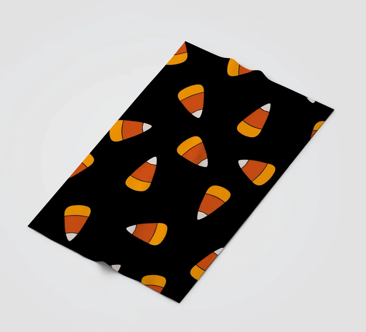 Candy corn pattern Halloween fleecedeken van TijanaArtStudio88