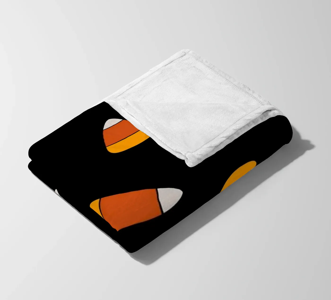 Candy corn pattern Halloween fleecedeken van TijanaArtStudio88