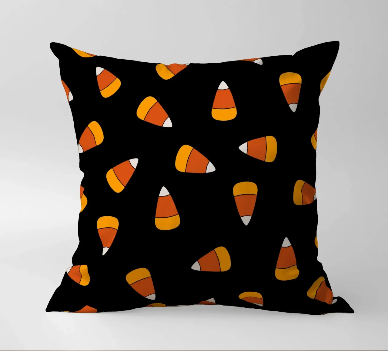 Candy corn pattern Halloween cuscino da TijanaArtStudio88