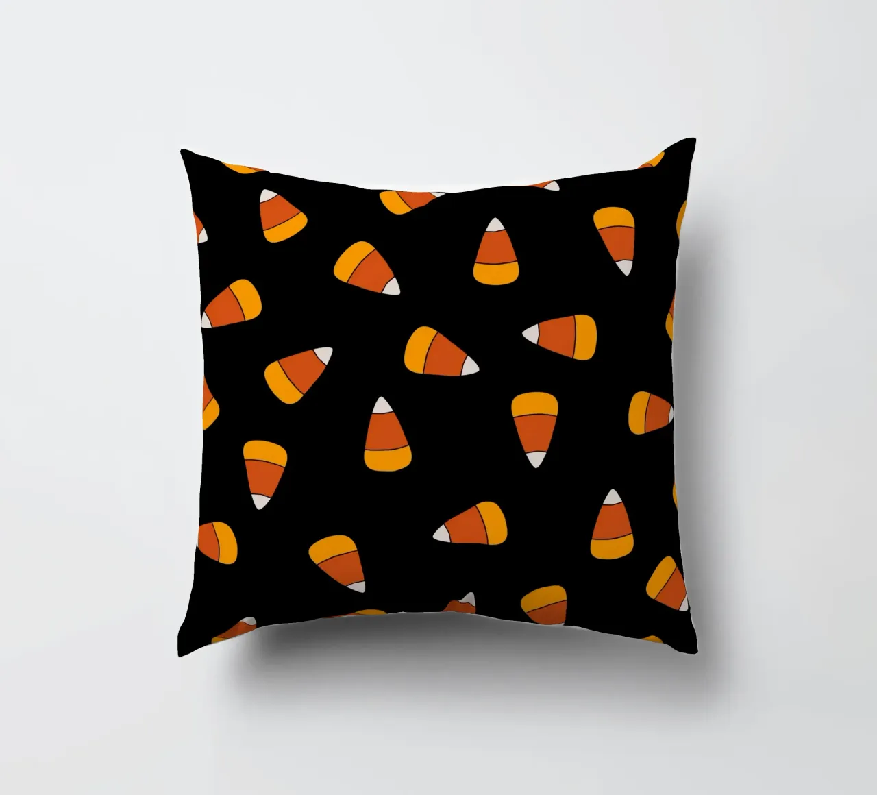 Candy corn pattern Halloween cuscino da TijanaArtStudio88