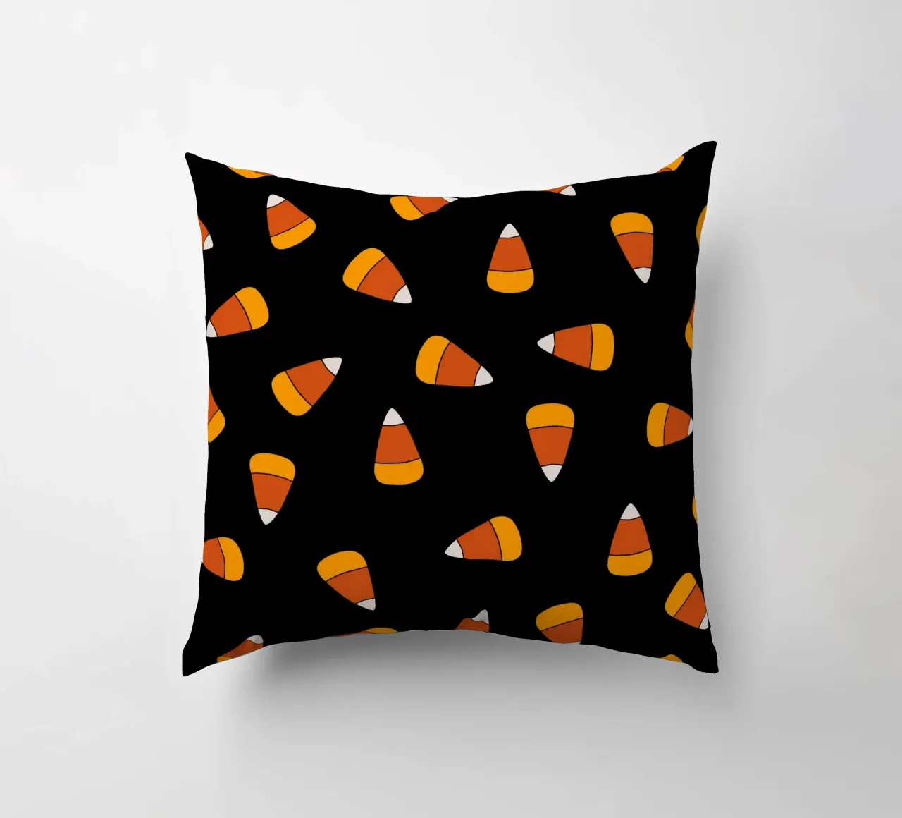 Candy corn pattern Halloween cuscino da TijanaArtStudio88