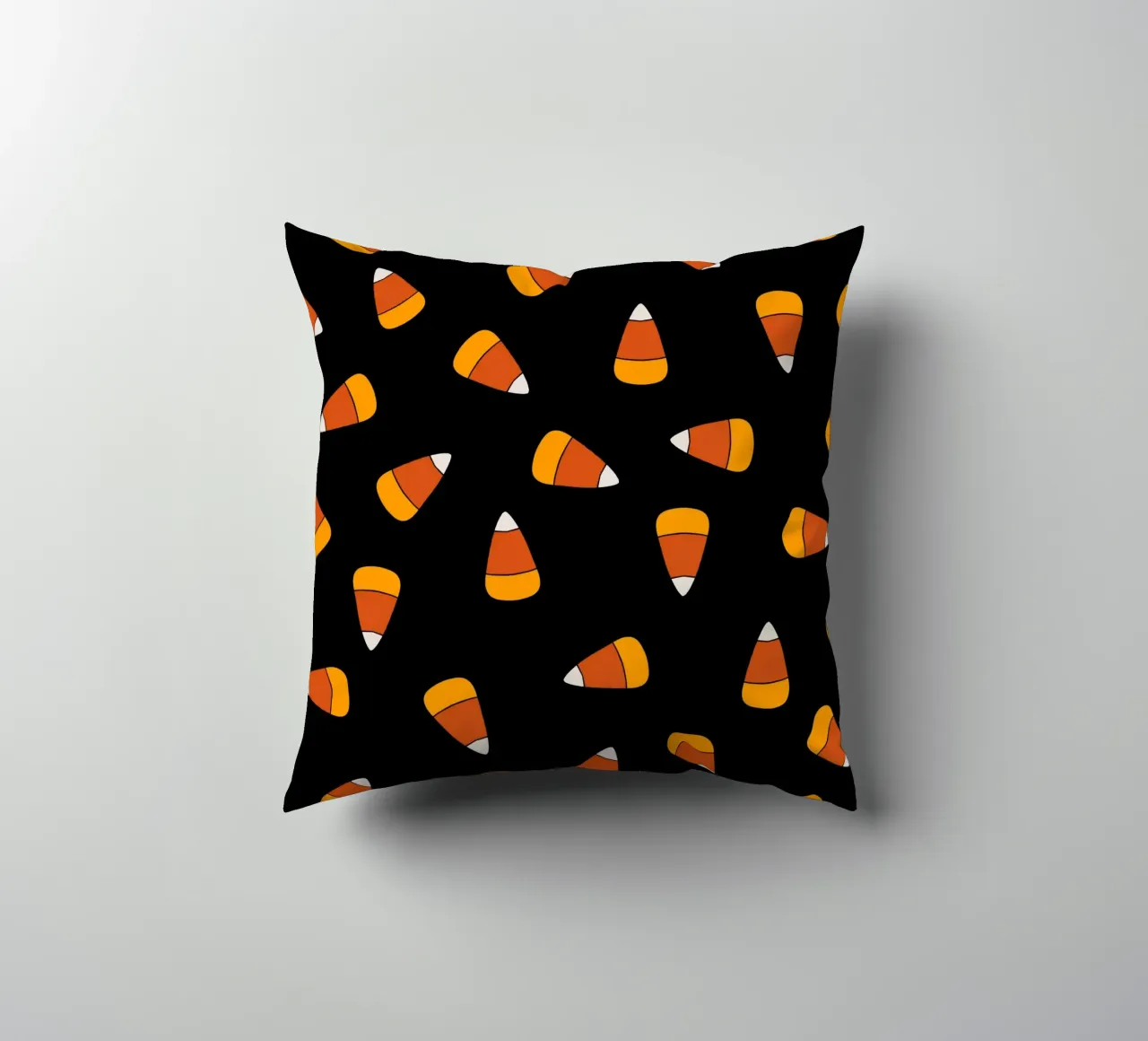 Candy corn pattern Halloween cuscino da TijanaArtStudio88