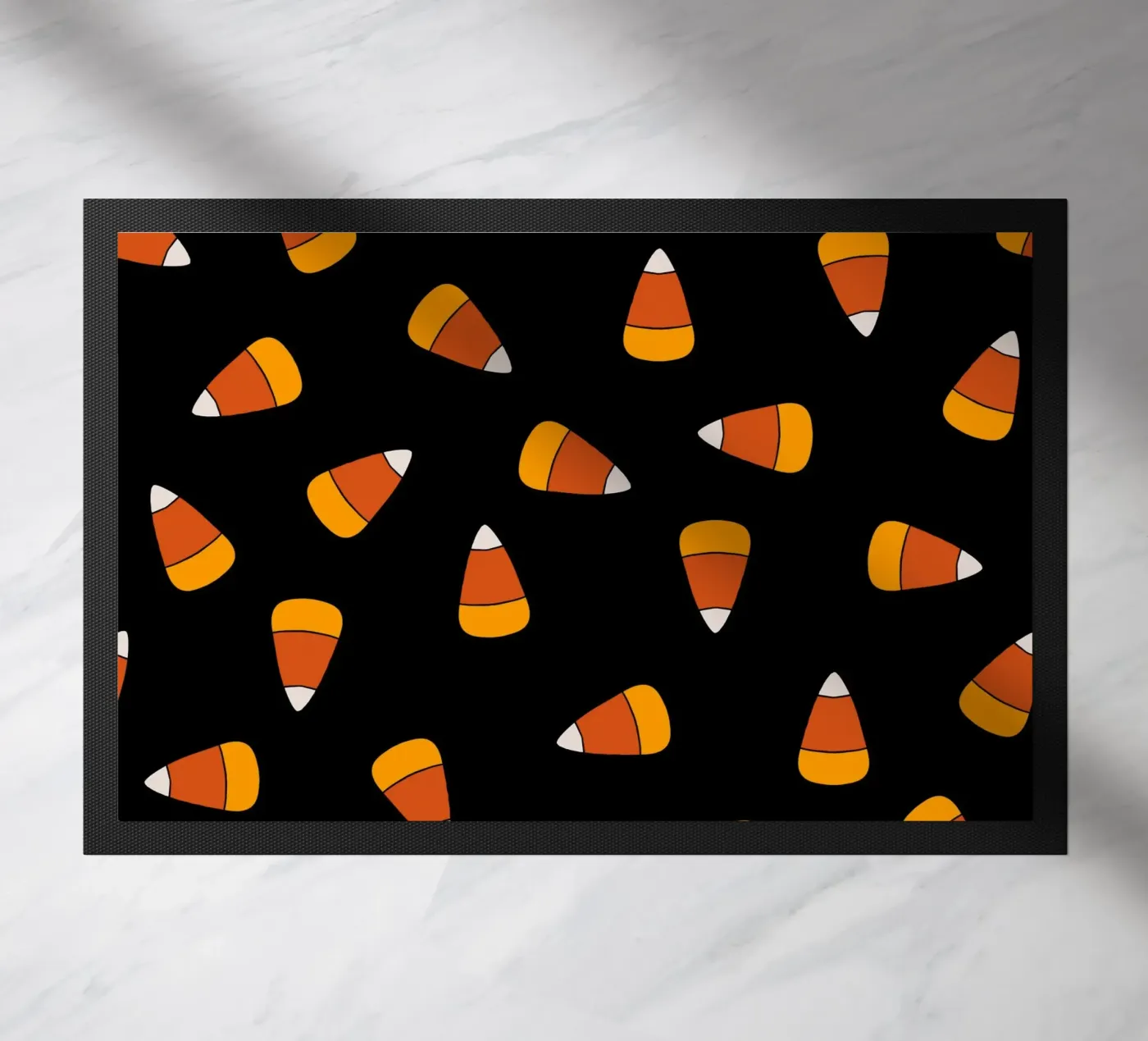 Candy corn pattern Halloween zerbino da TijanaArtStudio88