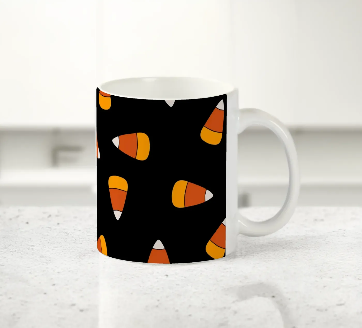 Candy corn pattern Halloween tazza in ceramica da TijanaArtStudio88