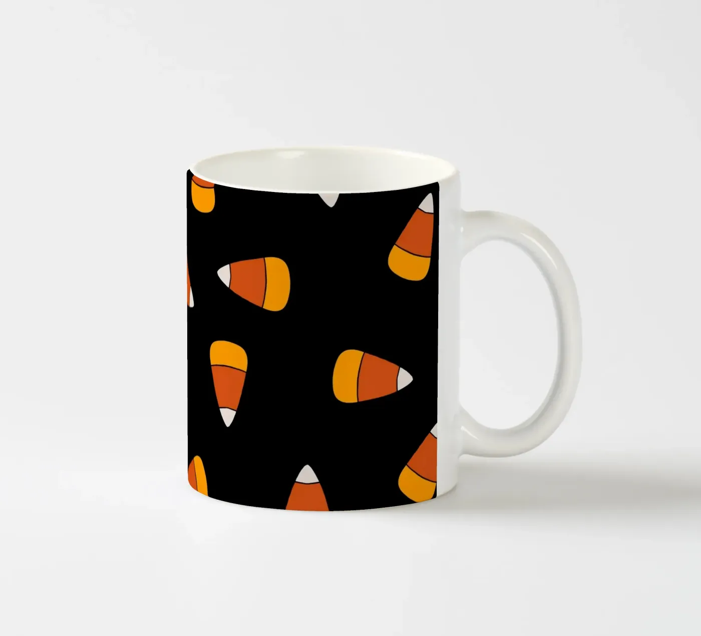 Candy corn pattern Halloween tazza in ceramica da TijanaArtStudio88
