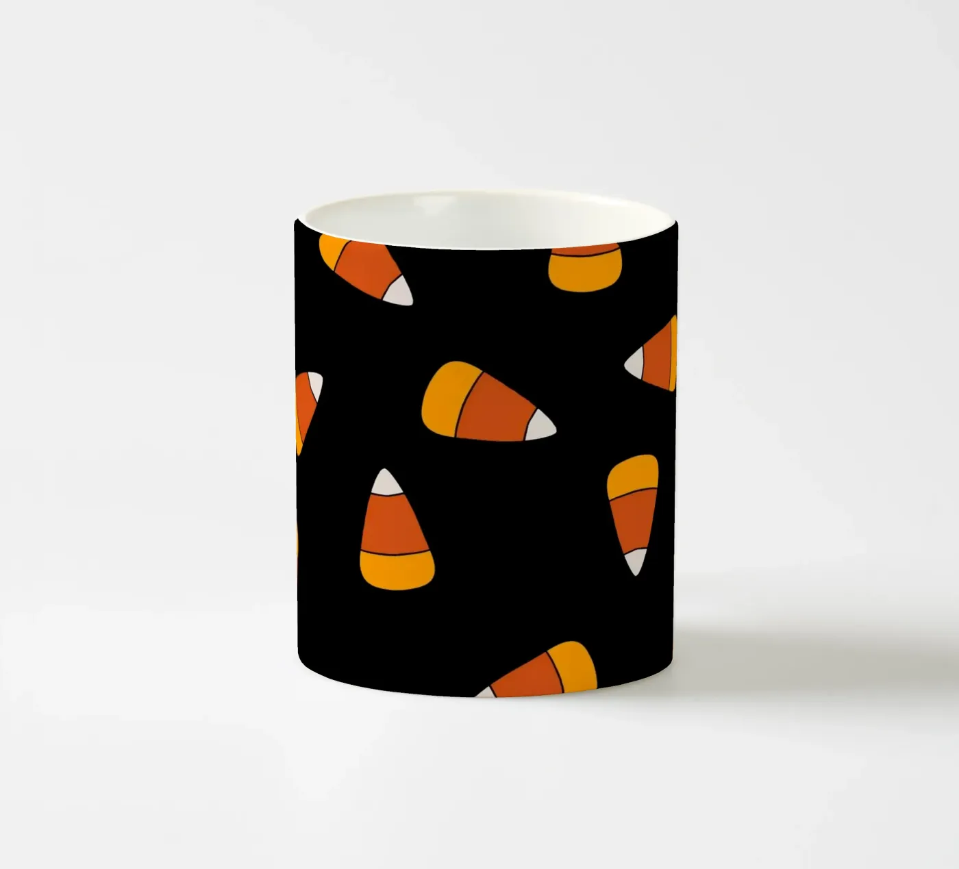 Candy corn pattern Halloween tazza in ceramica da TijanaArtStudio88