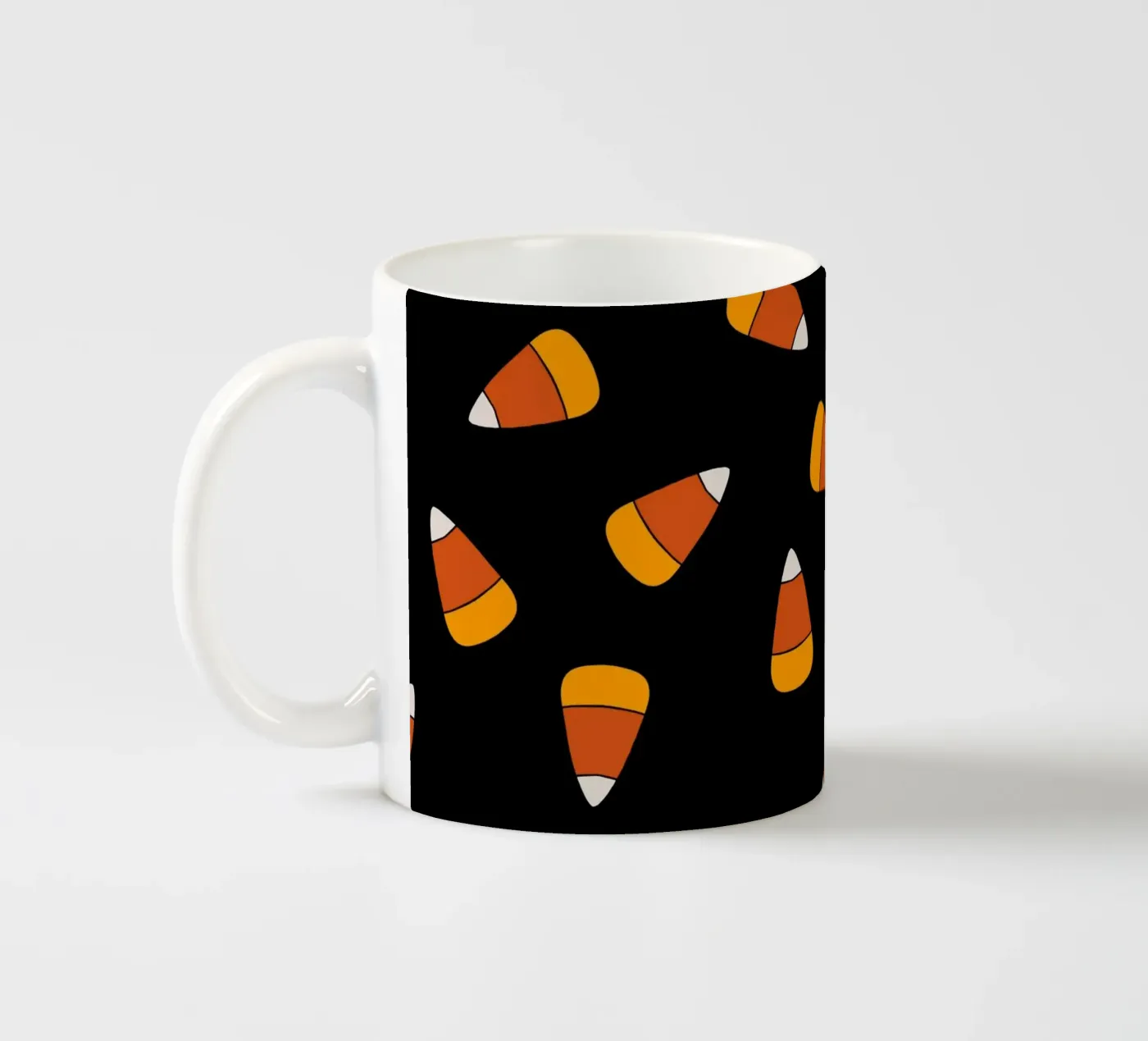 Candy corn pattern Halloween tazza in ceramica da TijanaArtStudio88