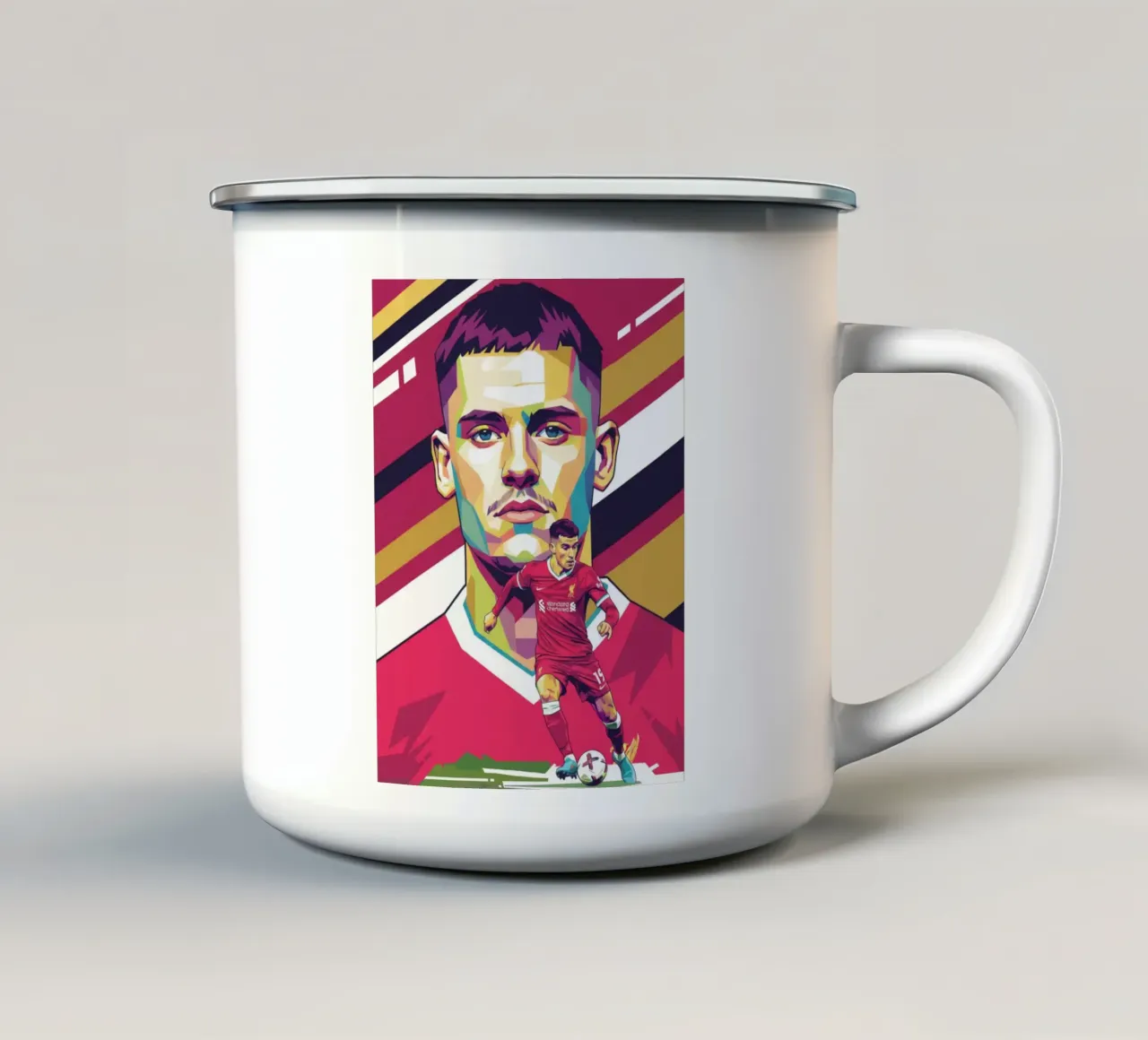 Florian Wirtz - Liverpool tazza in smalto da Hantamrata
