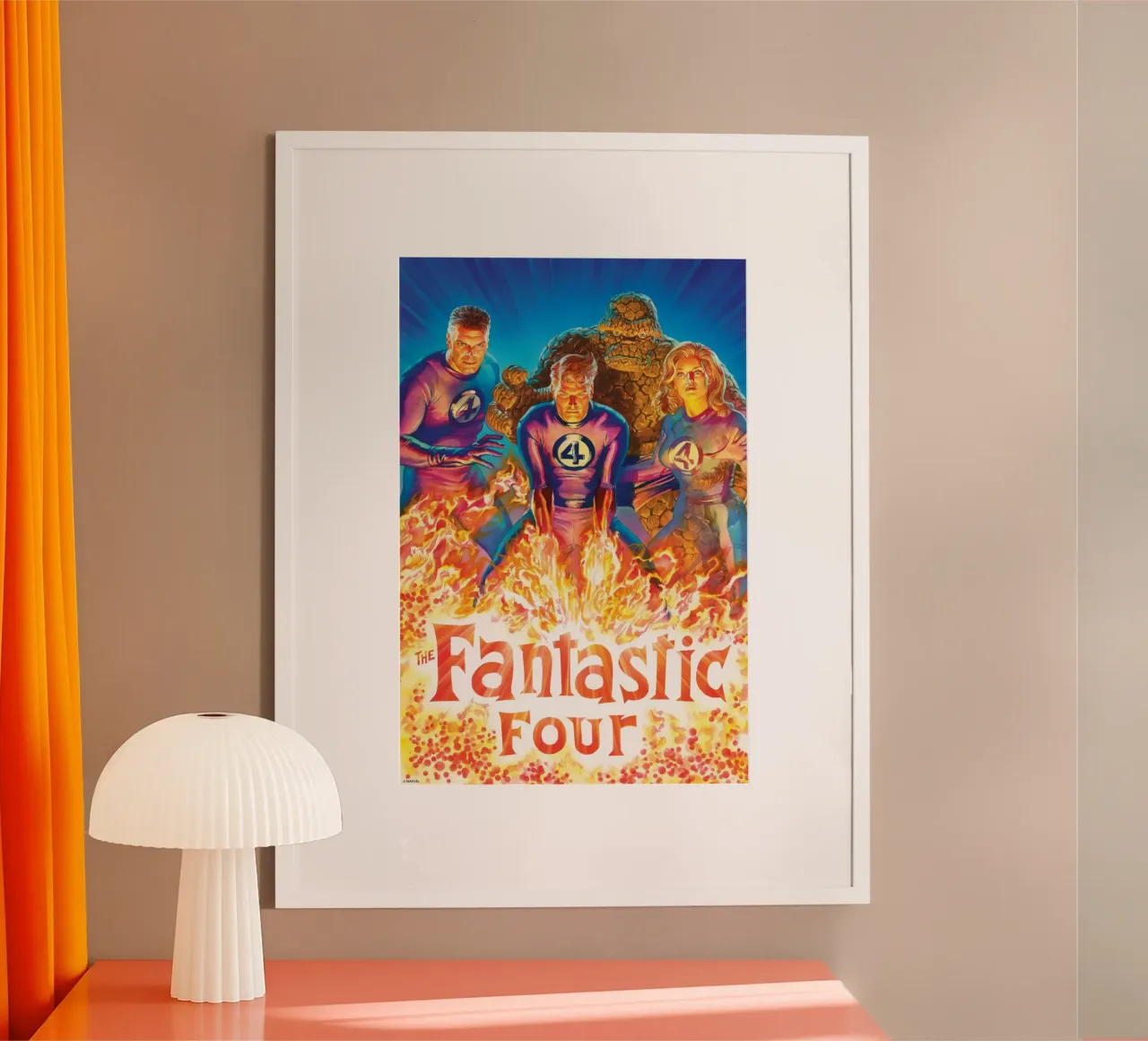 Fantastic 4 Retro – Power Unleashed poster da FANTASTIC 4 by JUNIQE