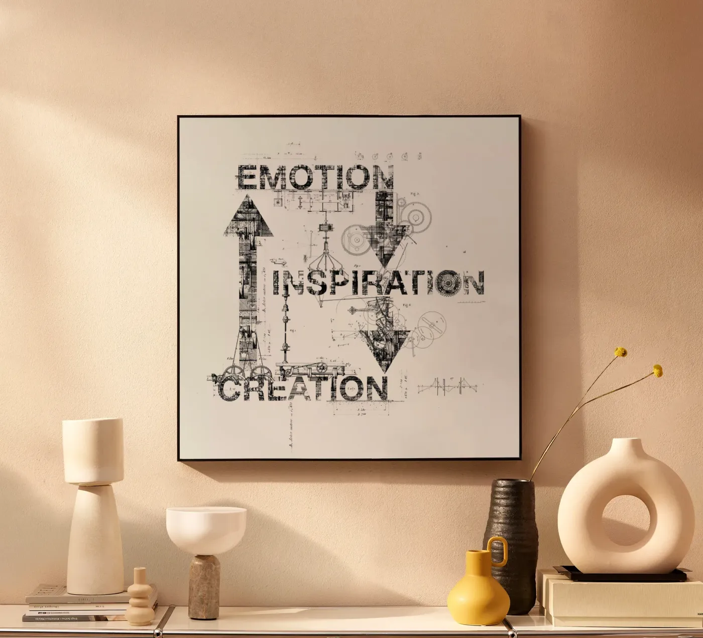 Creativesentenses 2 acrylic glass by Mr Cup