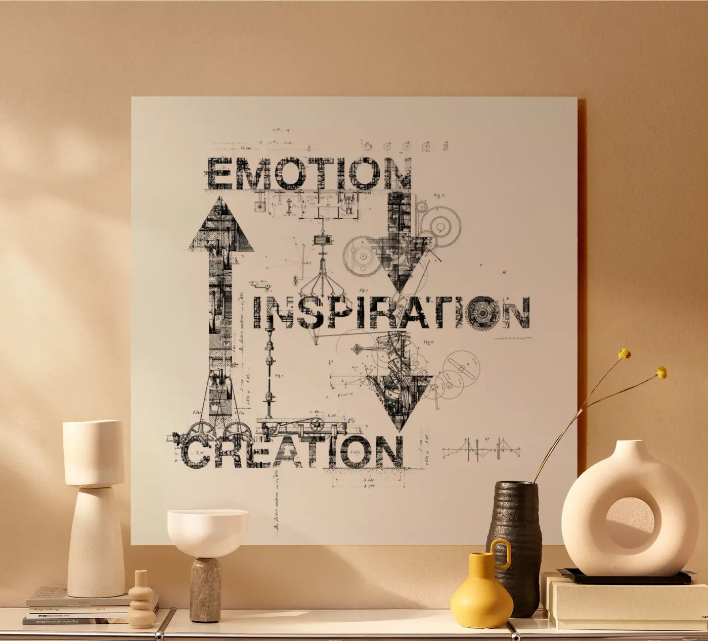 Creativesentenses 2 acrylic glass by Mr Cup