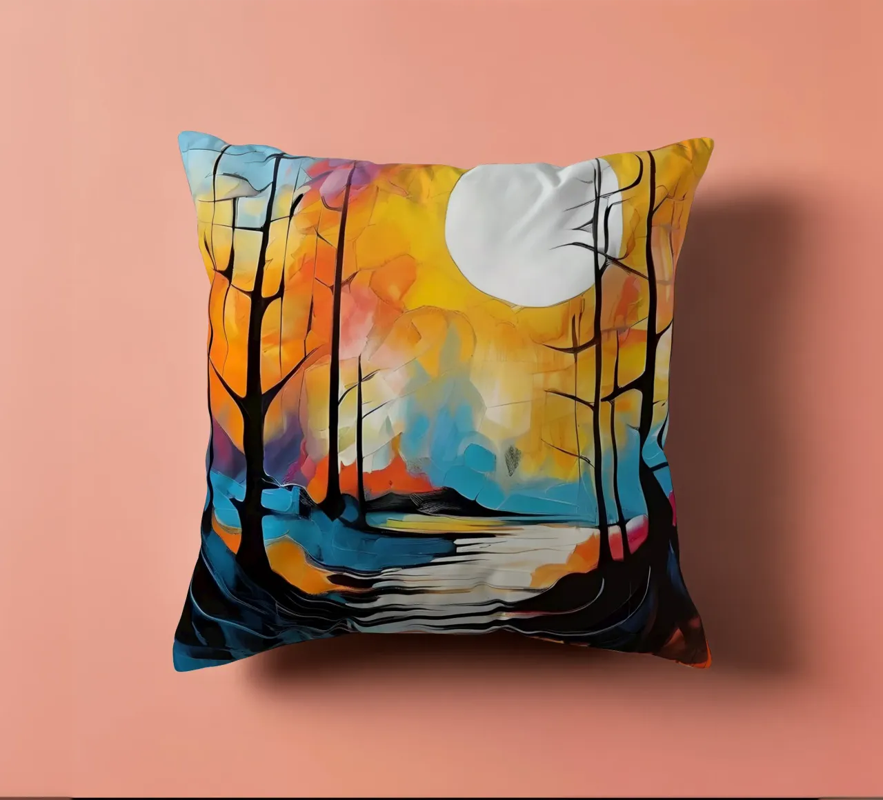 Riflessi di luna cuscino da Artistic-shop