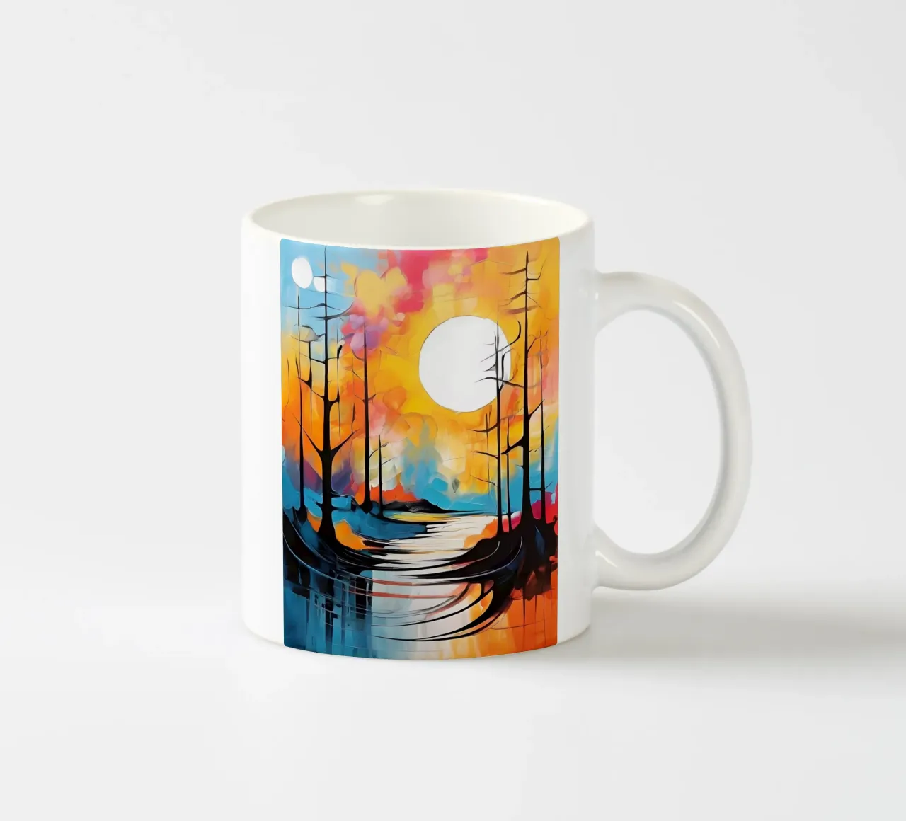 Riflessi di luna tazza in ceramica da Artistic-shop