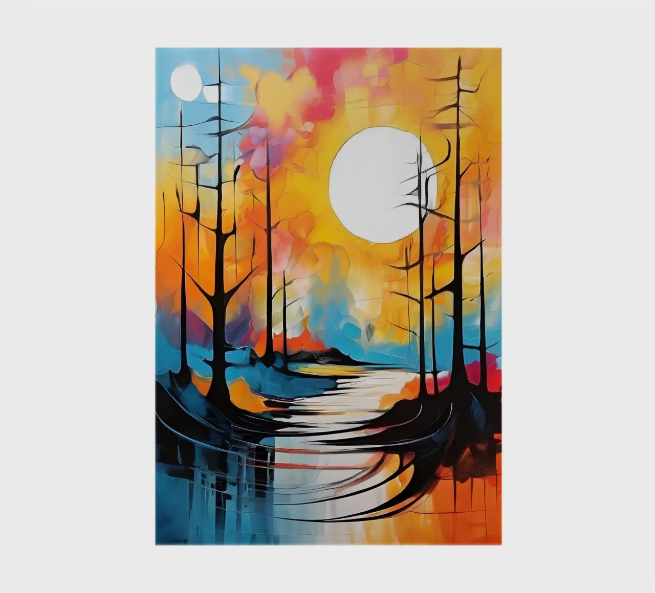 Moonlit Reflections notebook by Artistic-shop