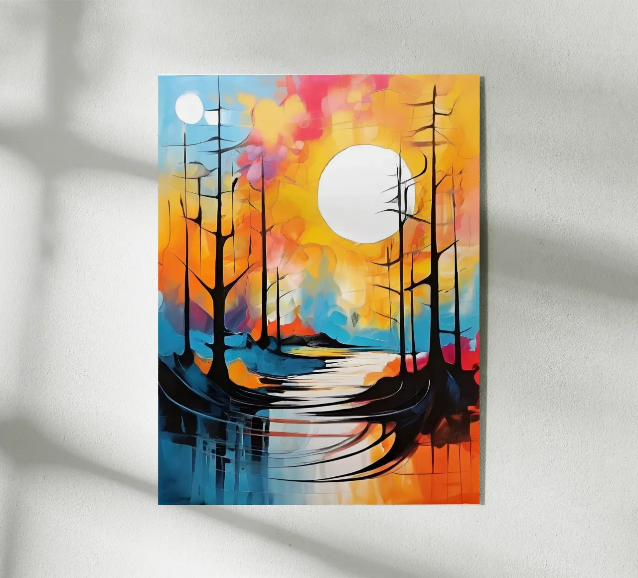 Moonlit Reflections Acryl-Glas von Artistic-shop