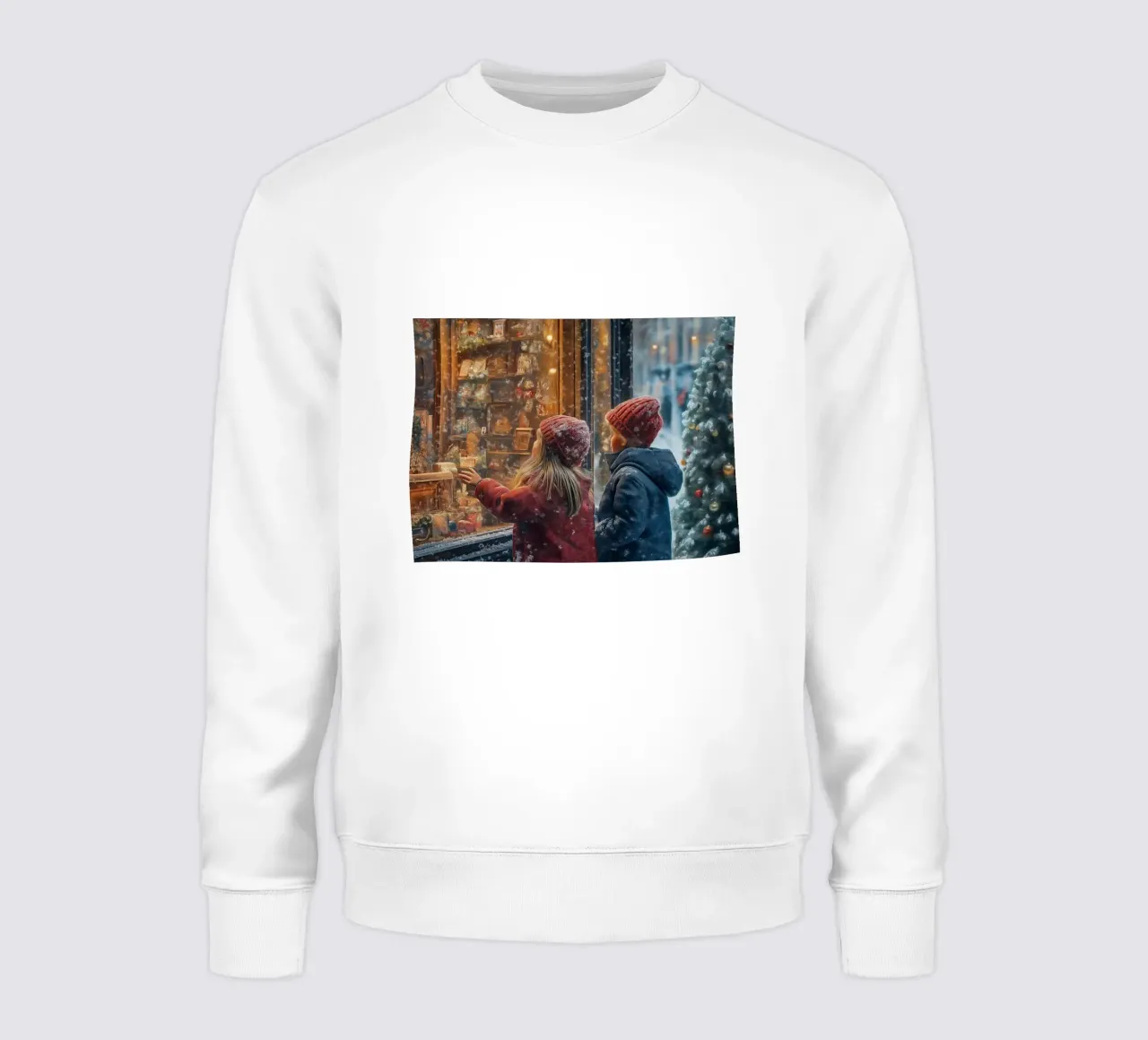 Escaparate infantil de Navidad sudadera de Cozy Vibes