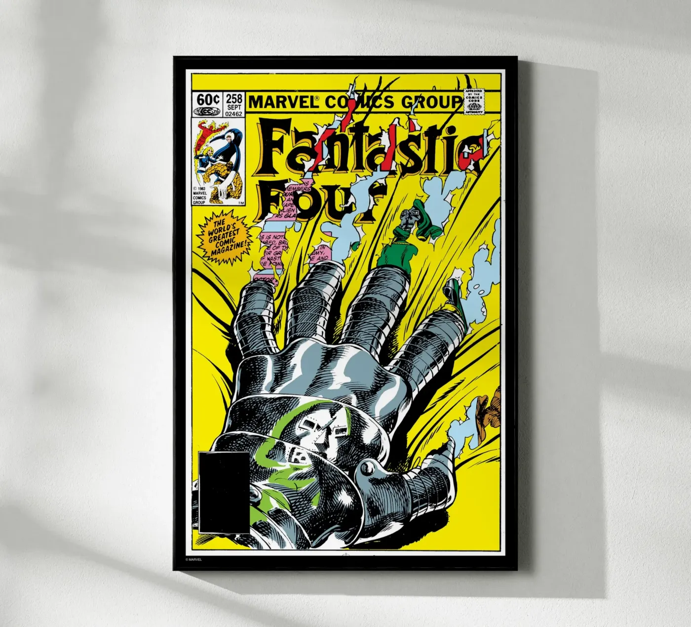 Fantastic 4 Comic – Doom’s Return plexiglass da FANTASTIC 4 by JUNIQE