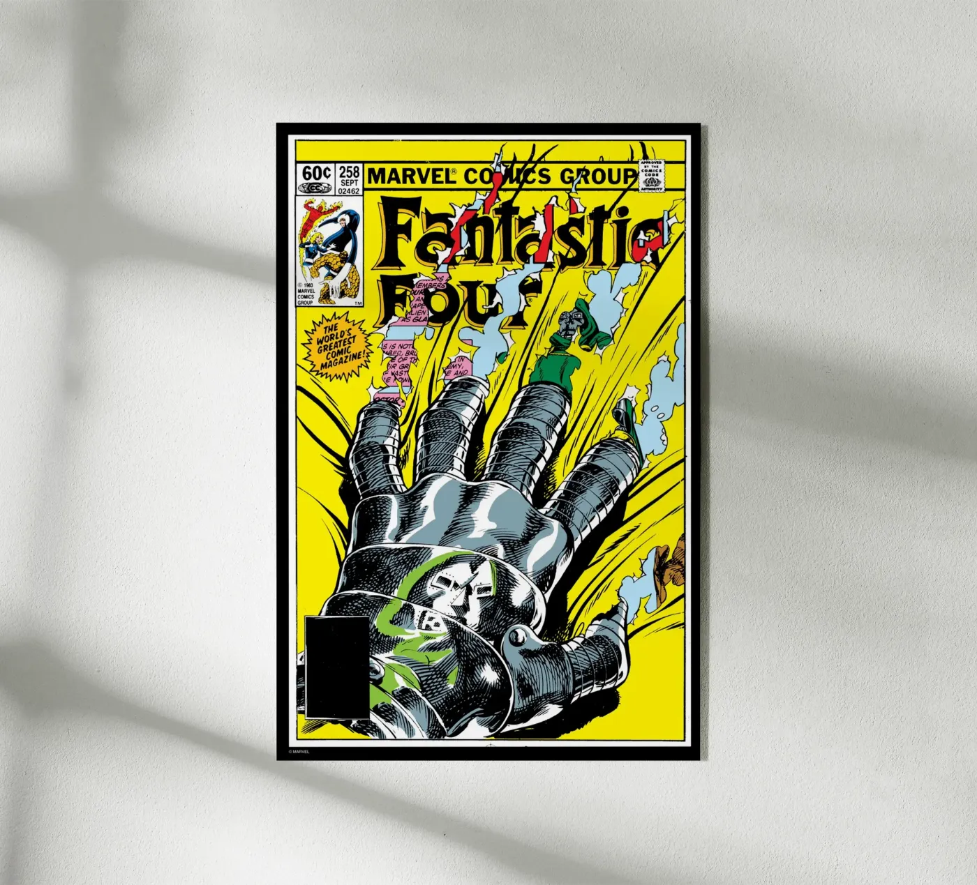 Fantastic 4 Comic – Doom’s Return plexiglass da FANTASTIC 4 by JUNIQE