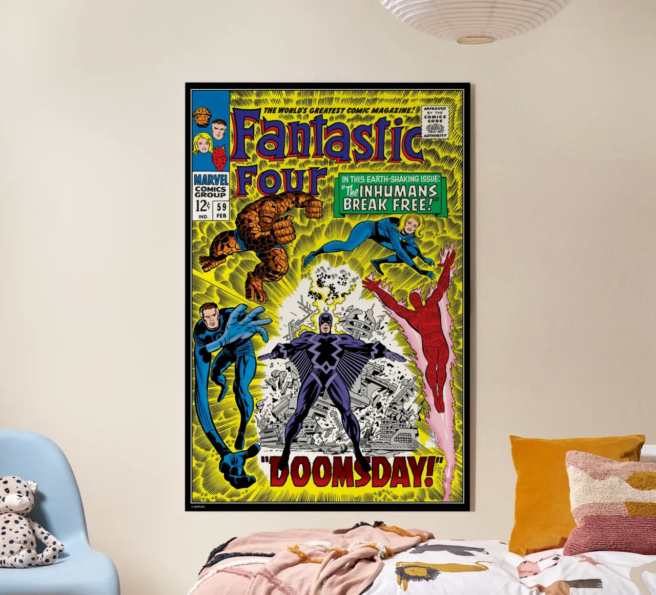Fantastic 4 Comic – Doomsday plexiglass da FANTASTIC 4 by JUNIQE