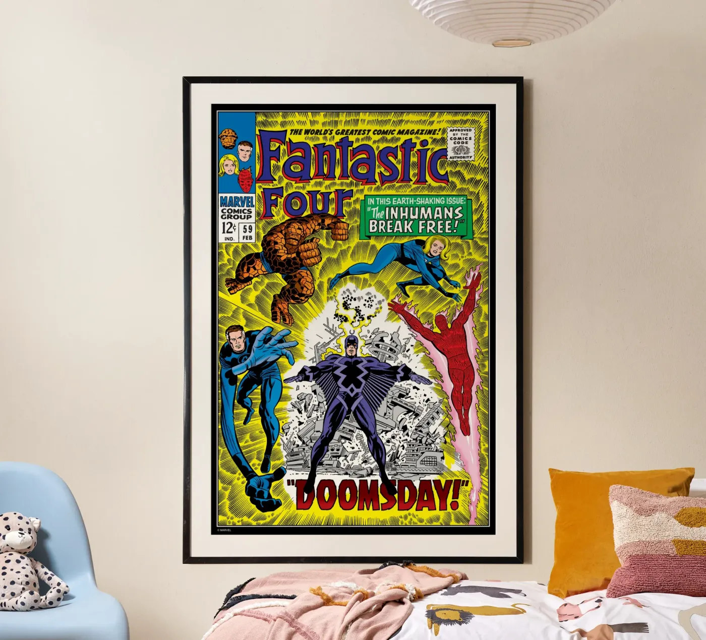 Fantastic 4 Comic – Doomsday poster da FANTASTIC 4 by JUNIQE
