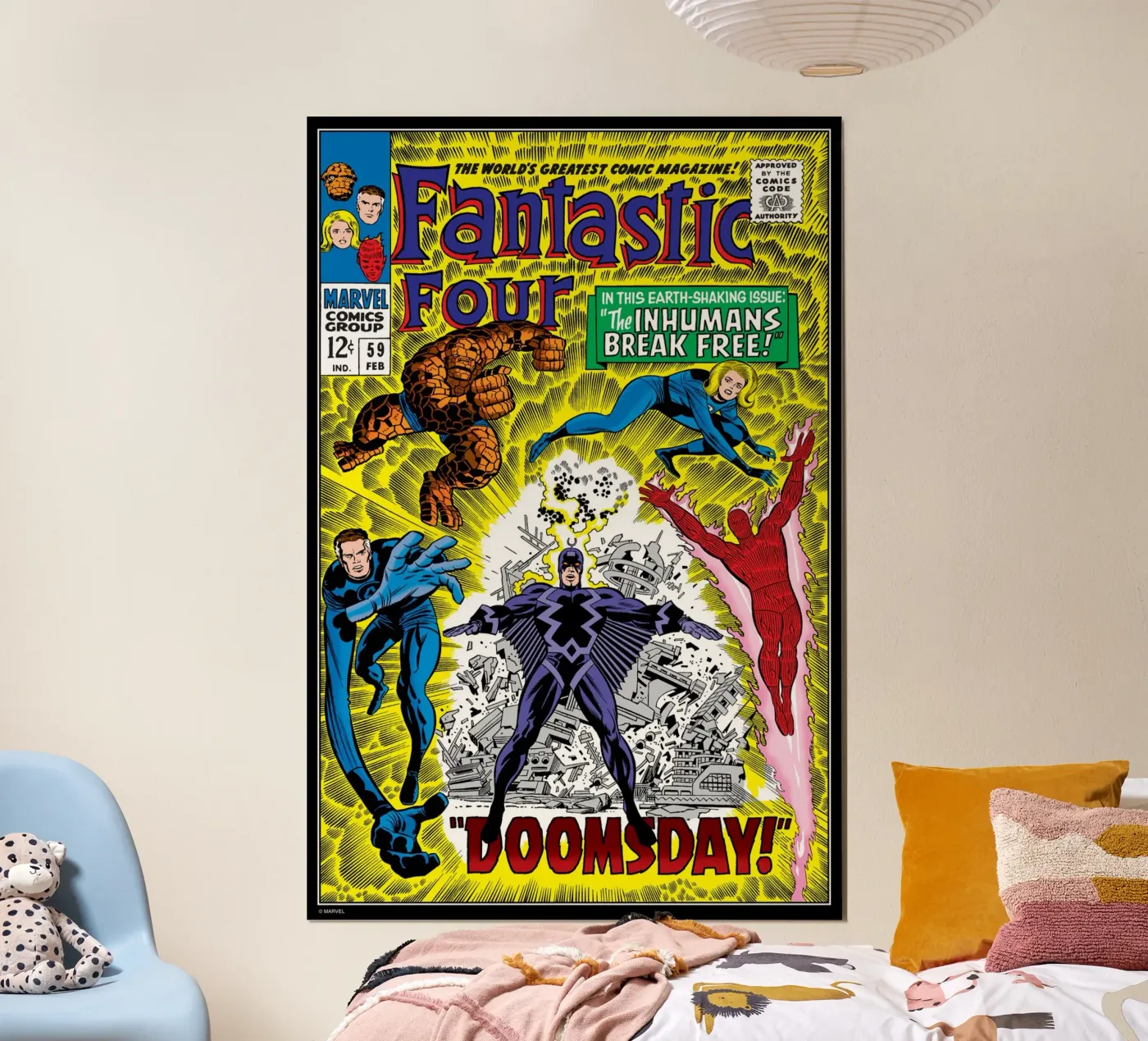 Fantastic 4 Comic – Doomsday poster da FANTASTIC 4 by JUNIQE