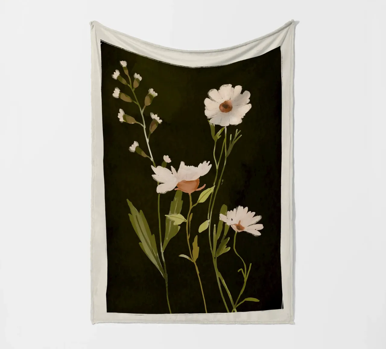 Fiori selvatici coperta in pile da ThingDesign
