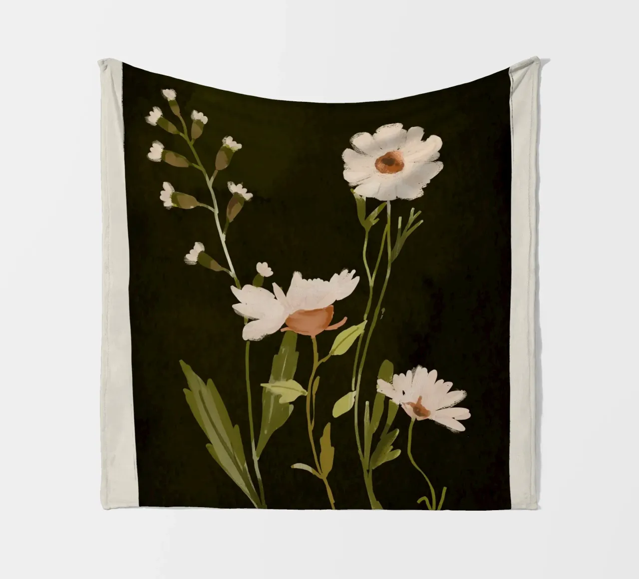 Fiori selvatici coperta in pile da ThingDesign