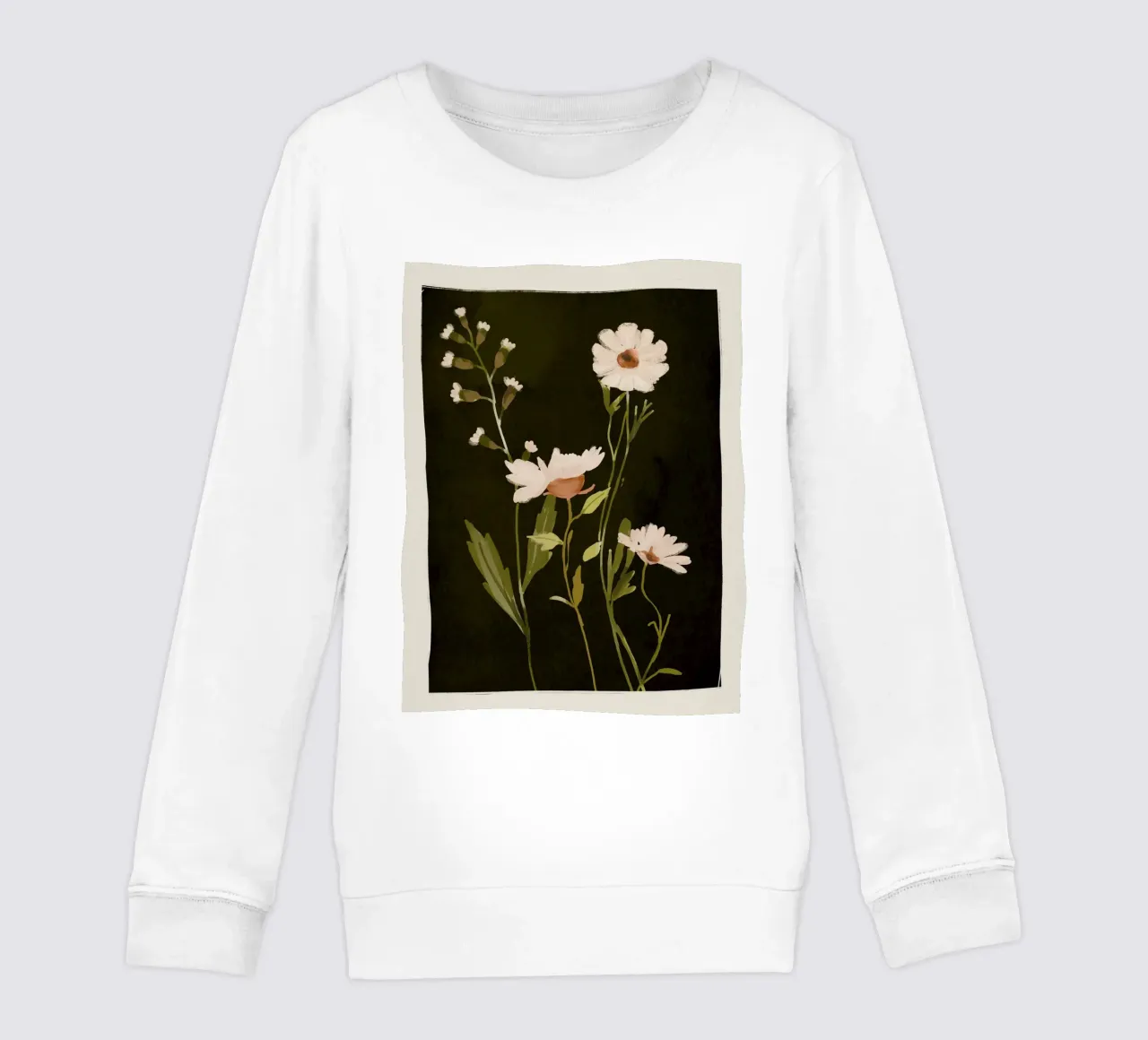 Fiori selvatici felpa bambino da ThingDesign