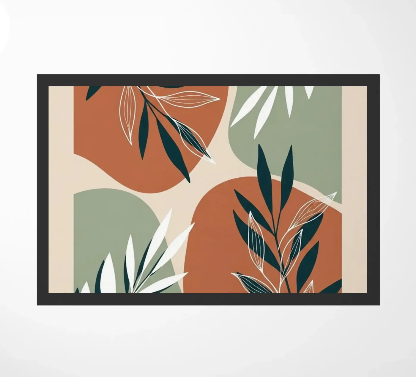 Boho Botanische Kunstdruk deurmat van Artistic-shop
