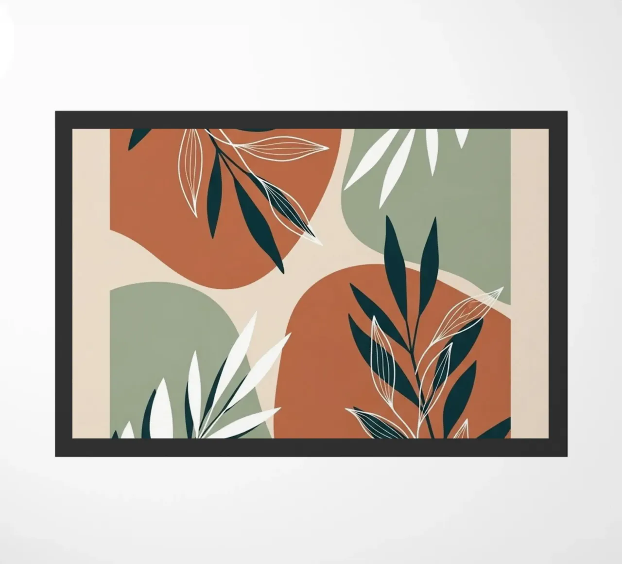 Boho Botanical Art Print felpudo de Artistic-shop