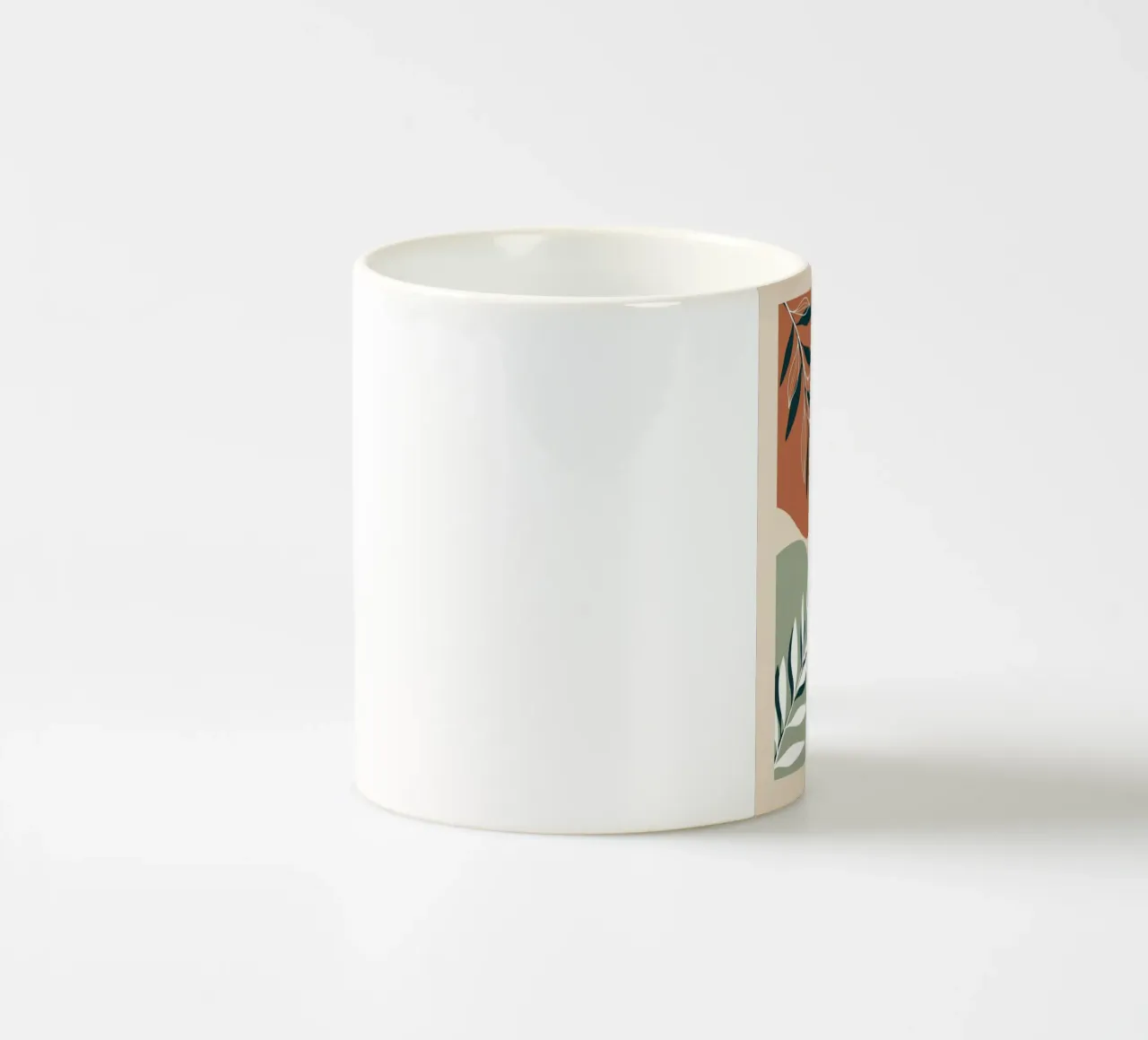 Boho Botanische Kunstdruk keramische mok van Artistic-shop