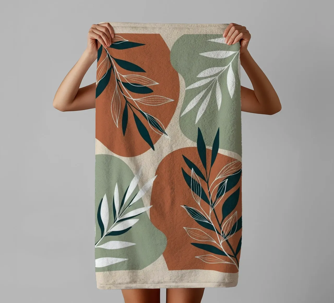 Boho Botanical Art Print toalla de baño de Artistic-shop