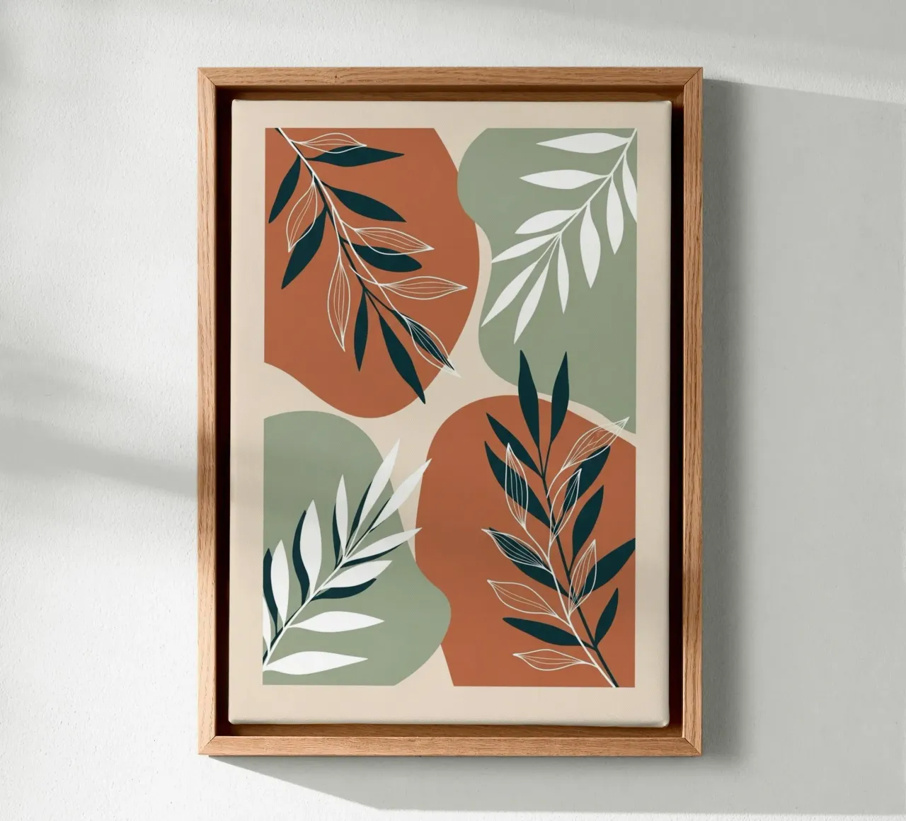 Boho Botanical Art Print canvas by Artistic-shop