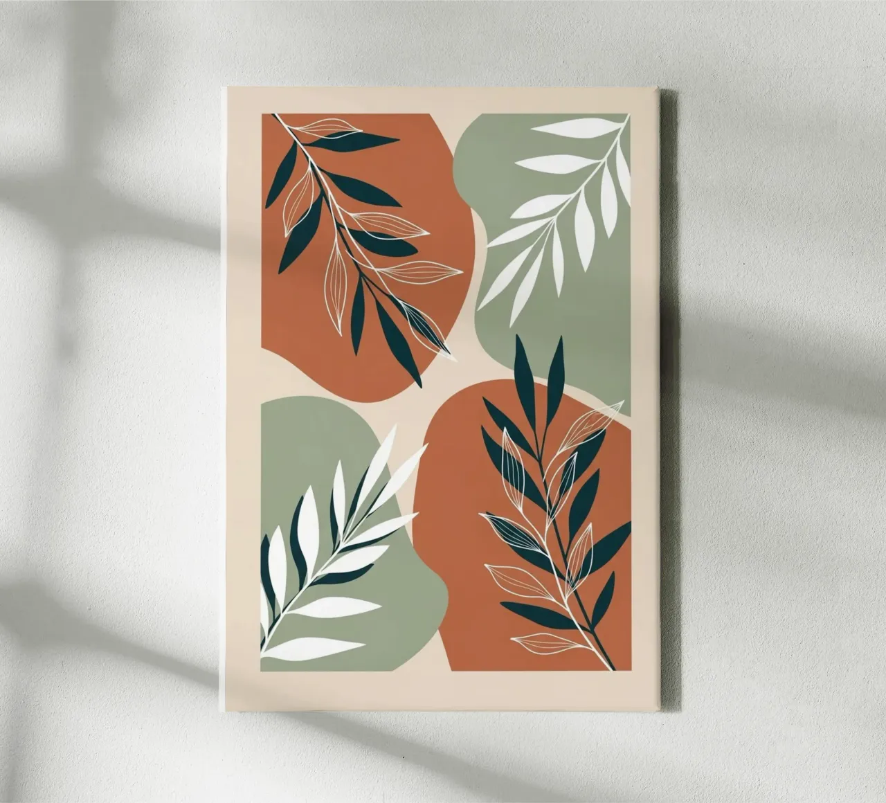 Boho Botanical Art Print canvas by Artistic-shop
