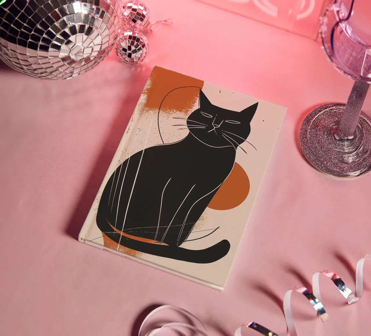 The Charm of the Black Cat notebook by Damion Francis