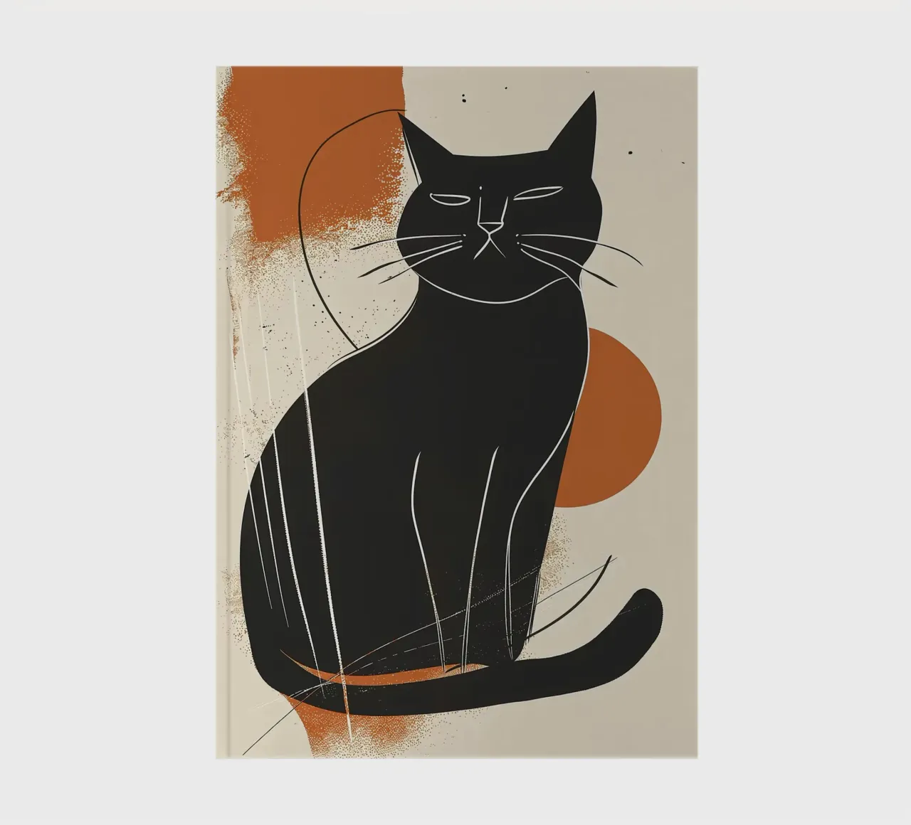 The Charm of the Black Cat notebook by Damion Francis